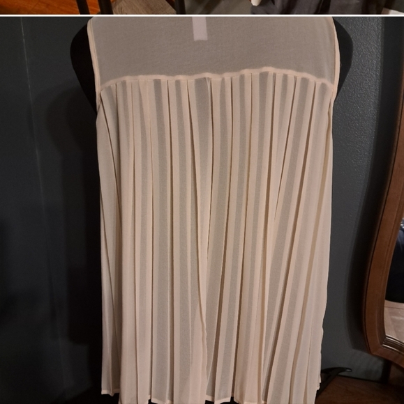 Cream/Blush Loose fit Tank Top - Picture 3 of 4